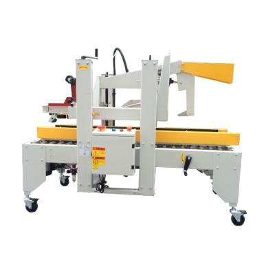 China Semi Auto Flaps Folding Box Sealing Machine , Automatic Carton Sealer for sale