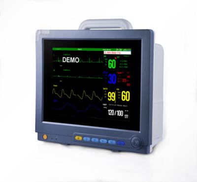 China Bedside/ICU SNP9000M+ High Precision ETCO2 ICU Patient Monitor Standard 5 CCU 15inch Para Massimo Bedside Veterinary ECG Monitor for sale