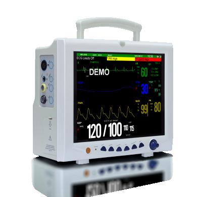 China Bedside/ICU Sinnor SNP9000J Portable Medical Patient Monitor Factory Price, With High Resolution TFT Display for sale