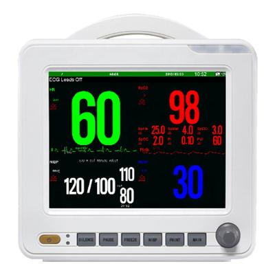 China Emergency Sinnor SNP9000I 15inch Standard Six Parameter Heart Monitor Bedside Monitor for sale