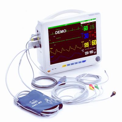 China Bedside/ICU Sinnor SNP9000N LED Touch Screen Multiparameter 12.1 LED ICU/Ccu/Gold Beside Patient Monitor Machine for sale