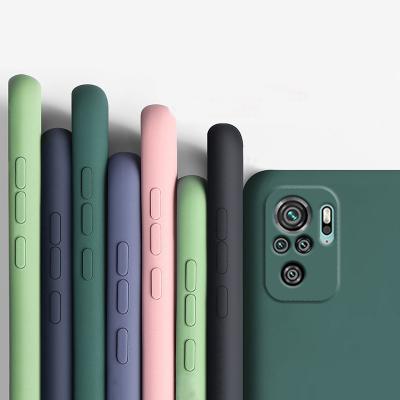 China Shockproof Camera Protector Silicone Phone Case For Xiaomi Redmi Note Candy 10S 10/Note10 Pro 10S 10/Note10 Color Matte Soft Tpu Back Cover for sale