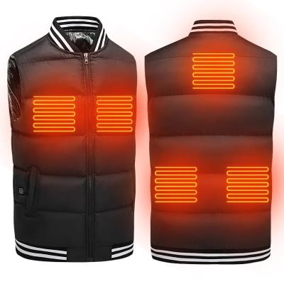 China USB Rechargeable Outdoor Ski Waterproof Heating Thermal Clothing Vest Fishing Warm Clothing Hunting Passionate Vest For Cold Season for sale