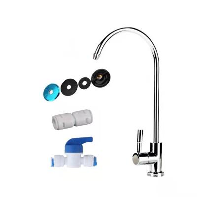 China 304 Stainless Steel Kitchen Sink Reverse Osmosis Filter Faucet Wall Mount Outdoor High Quality Brushed RO Faucet for sale