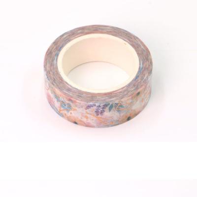 China Hot Sale Cute15mm X 10m Waterproof Sticker Foil Fire Washi Tape Stationery Washi Paper for sale