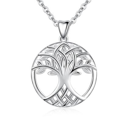 China Fashion of Life Merryshine Jewelry Tree Handmade 925 Sterling Silver Necklace for Women for sale