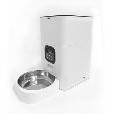 China Auto Dog Smart Pet Feeder Automatic Anti-Clog Easy To Operate Food Dispenser For Pet for sale