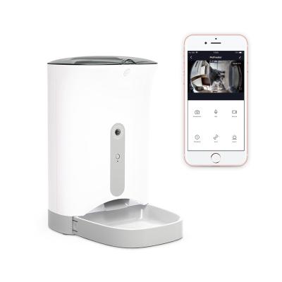 China New Tuya Smart Camera 2021 App Auto Remote Control Pet Driver Auto Dog Pet Feeder OEM Support for sale