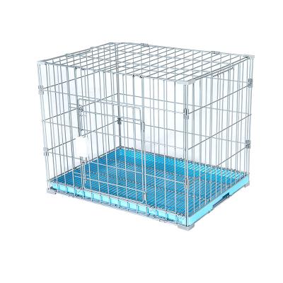 China Wholesale Breathable High Quality Collapsible Collapsible Metal Cat Dog Kennel Mesh Space Pet Cage for sale