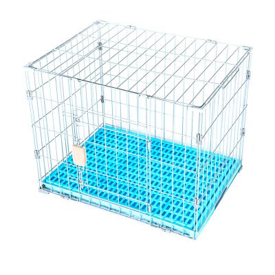 China Various Sizes Breathable Stainless Steel Dog Cage Pet Cat Cages Indoor Outdoor Metal Establishments Metal Pet Cage For Pet Shop for sale