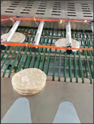 China Electric Motor Powered Tortilla Production Line / Dough Making For 6-12 Inch Tortilla Production for sale