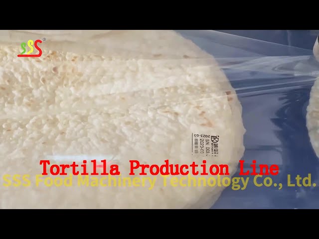 PLC Tortilla Production Line 5000pcs/H 304 Steel Fully Automatic