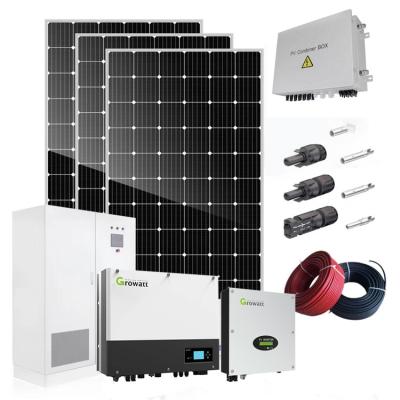 China Home on grid 5kw 75kw 800kw 100kw 1500w 5 30 kw 7.5kw solar panel system kit for sale