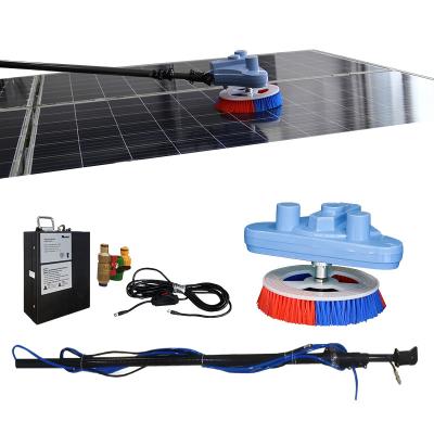 China Alloy factory direct sale rotating solar panel cleaning brush for customized for sale