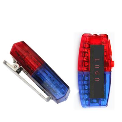 China Mini Warning Police light running light round shoulder clip type trans for sale