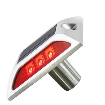 China Solar LED Traffic Warning Yellow/Red/Green/White/Blue stud cat eye For Road Safety use marker for sale