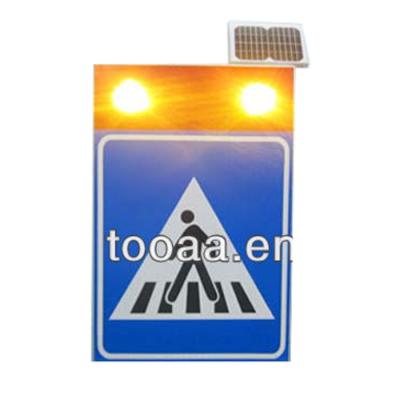 China Intelligent Road Safety Infrared Sensor Zebra Crossing Sign for sale