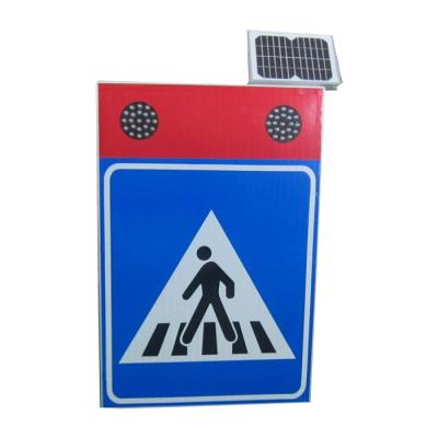 China Intelligent Solar Infrared Motion Pedestrian Traffic Signal Light with radar for sale