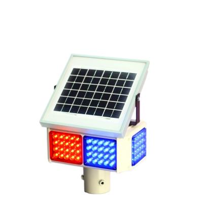 China High Brightness Two Group Solar LED Warning Light for sale