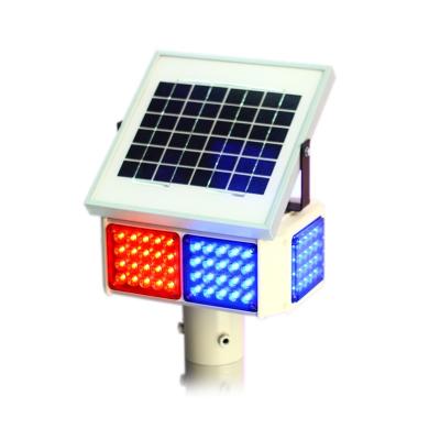 China High brightness Solar-powered LED Solar Blinking Traffic Light for sale