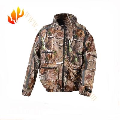 China Keep Warm For Winter Outdoors Realtree Camouflage Waterproof Heated Jacket, Battery Heated Hunting Jacket for sale