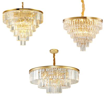 China 2021 New Design Contemporary Glass Flower Modern Pendant Lamp Crystal Chandelier for sale