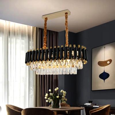 China Modern Popular Square Round Bedroom Gold Chandelier Lighting Fixture For Indoor Lights Cheap Crystal Chandeliers for sale