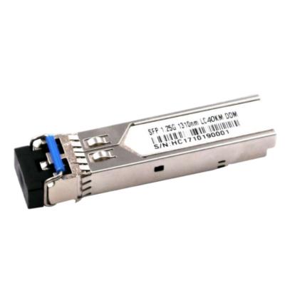 China FTTX Network Wire 1.25G Duplex 1310nm DDM LC Connector Optical Transceiver 40KM SFP for sale