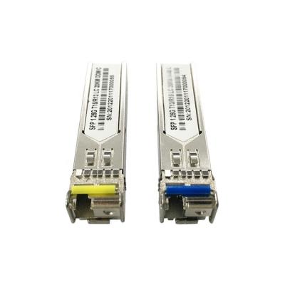 China FTTX Network Wire Single Mode Tx Rx 1310nm 1550nm LC Module 20km 1.25G BiDi SFP for sale