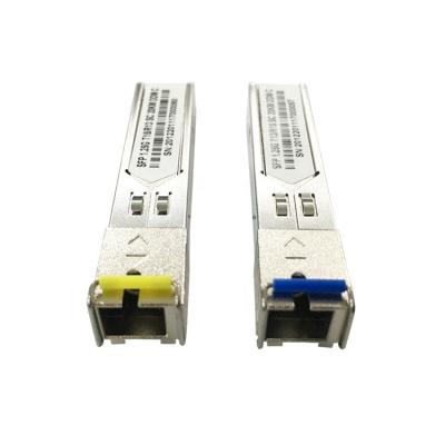 China FTTX Network Wire BiDi Single Mode Tx Rx 1310nm 1550nm SC 20km 1.25G SFP Module for sale