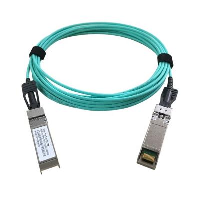 China 5m Active Fiber OM3 AOC SFP 10G Hot Pluggable Optical Cable for sale