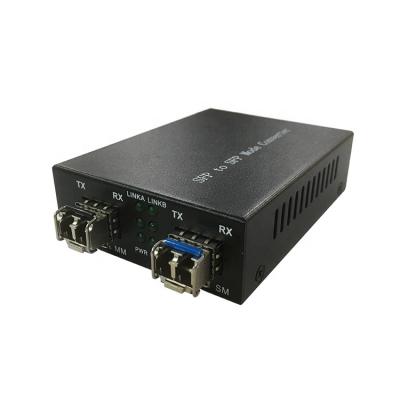 China FTTH 1000M Single Mode 20km 1310nm to 550M 850nm LC SFP Multimode Media Converter for sale