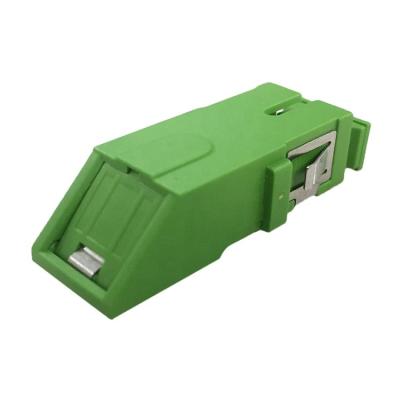 China CATV & CCTV SC APC Simplex Inward Inward Shutter Fiber Optic Adapter for sale