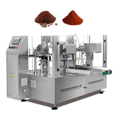 China High And High Speed ​​Efficient Rotary Pouch Flour Powder / Food Starch / Corn Flour Pre-made Packing Machine for sale