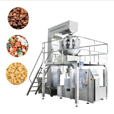 China Automatic Food Premade Plastic Stand Up Rotary Full Automatic Pouch Doypack Premade Pouch Bag Packing Machine for sale