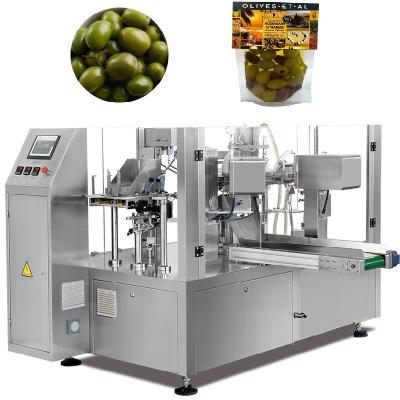 China Automatic Marinate Food Olives Pickle Doypack Packaging Machine for sale