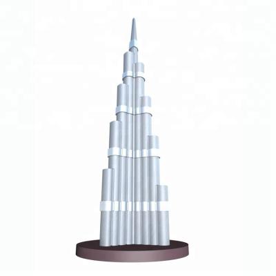 China The other famous building sculpture Dubai Burj Khalifa Tower for sale