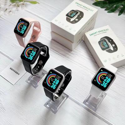 China Fast direct charge y68 smartwatch touch screen usb removal heart rate d20 y68 smartwatch and blood pressure monitoring d20 y68 for sale