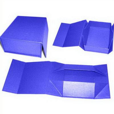 China Handmade Closure Book Shape Paper Cardboard Printing Folding Magnetic Box for sale