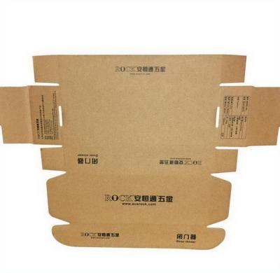 China Biodegradable Roll End Tray With Locking Cover Printed Corrugated Paper Box Without Glue for sale