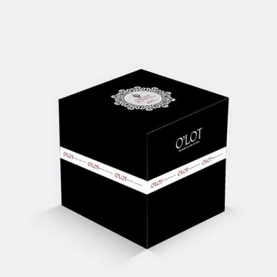 China Handmade Embossed Logo Cardboard Luxury Perfume Packaging Box Handmade for sale