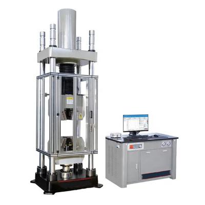 China Computer Controlled Single Space Tensile Strength Tester 300 Ton Hydraulic Universal Testing Machine for Elongation Tensile Test for sale