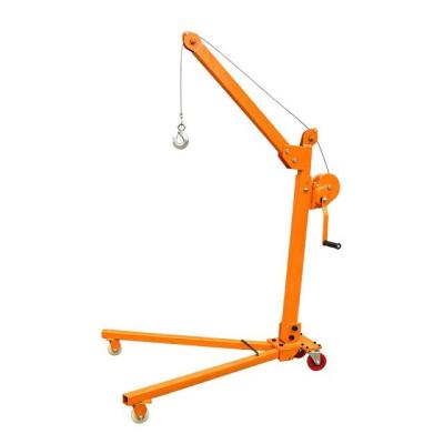 China Other Hand-Push Crane Handwork Foldable Mobile Crane Small Crank Operated Portable Crane for sale