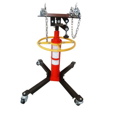 China Lifting Tools High Quality Portable Car Transmission Jack 360 Swivel Wheel With CE for sale