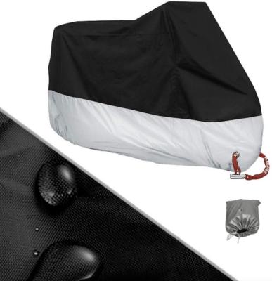 China Sports& Outdoor Waterproof Motorcycle Cover Riding Scooter Cover With Keyhole Rain Dust Cover For Honda Suzuki Kawasaki for sale