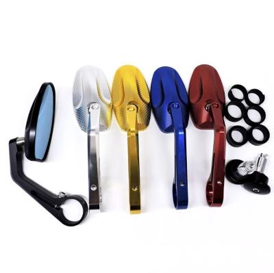 China Motorcycle Motorbike Accessories Spare Parts Motorcycle Mirrors CNC Universal Rear Mirrors Bike Aluminum Mirrors for sale