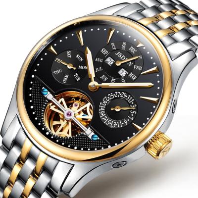 China New Style Day/Date JSDUN8992 Movement Original Lower Price Stainless Steel Dial Length 21cm Dial Diameter 40mm Waterproof Mechanical Watch for sale