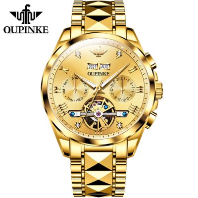 China Oupinke waterproof 3186 men luxury automatic mechanical watch watches brand waterproof wristwatches for man for sale