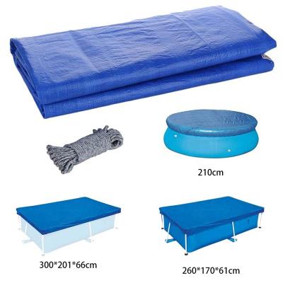 China Blue Waterproof Heavy Duty Camouflage/Field Poly Play Tarp Cover for Tarp Canopy Tent, Boat, RV or Pool Cover for sale