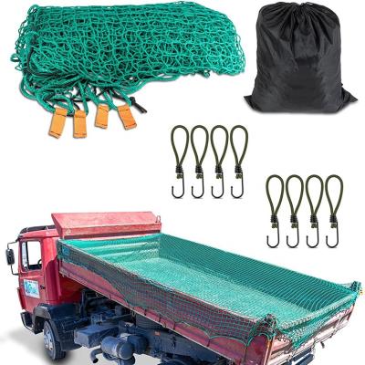 China High Strength Green 3*4m PP Truck Cargo Net With Reach Certificate for sale